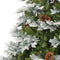 vidaXL - Kerstboom - met - LED - en - dennenappels - 195 - cm - PVC - en - PE - groen