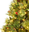 vidaXL - Kerstboom - met - LED - en - dennenappels - 225 - cm - PVC - en - PE - groen