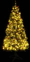 vidaXL - Kerstboom - met - LED - en - dennenappels - 225 - cm - PVC - en - PE - groen