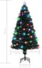 vidaXL - Kerstboom - met - LED - en - standaard - 150 - cm - glasvezel