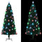 vidaXL - Kerstboom - met - LED - en - standaard - 240 - cm - glasvezel