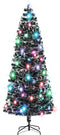 vidaXL - Kerstboom - met - LED - en - standaard - 240 - cm - glasvezel
