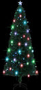 vidaXL - Kerstboom - met - LED - en - standaard - 240 - cm - glasvezel