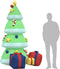 vidaXL - Kerstboom - met - LED's - opblaasbaar - 240 - cm