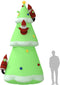 vidaXL - Kerstboom - opblaasbaar - met - LED's - 500 - cm