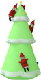 vidaXL - Kerstboom - opblaasbaar - met - LED's - 500 - cm