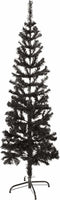 vidaXL - Kerstboom - smal - 150 - cm - zwart
