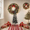 vidaXL - Kerstboom - smal - 150 - cm - zwart