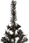 vidaXL - Kerstboom - smal - 150 - cm - zwart