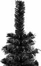 vidaXL - Kerstboom - smal - 150 - cm - zwart