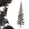 vidaXL - Kerstboom - smal - 180 - cm - zwart