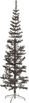 vidaXL - Kerstboom - smal - 180 - cm - zwart