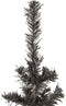 vidaXL - Kerstboom - smal - 180 - cm - zwart