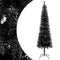 vidaXL - Kerstboom - smal - 210 - cm - zwart