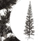 vidaXL - Kerstboom - smal - 210 - cm - zwart