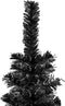 vidaXL - Kerstboom - smal - 240 - cm - zwart