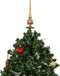 vidaXL - Kerstboom - sneeuwend - met - paraplubasis - 140 - cm - groen