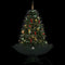 vidaXL - Kerstboom - sneeuwend - met - paraplubasis - 140 - cm - groen