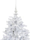 vidaXL - Kerstboom - sneeuwend - met - paraplubasis - 140 - cm - wit