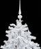 vidaXL - Kerstboom - sneeuwend - met - paraplubasis - 140 - cm - wit