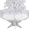 vidaXL - Kerstboom - sneeuwend - met - paraplubasis - 140 - cm - wit