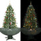 vidaXL - Kerstboom - sneeuwend - met - paraplubasis - 170 - cm - groen