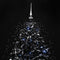 vidaXL - Kerstboom - sneeuwend - met - paraplubasis - 170 - cm - PVC - zwart
