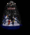 vidaXL - Kerstboom - sneeuwend - met - paraplubasis - 170 - cm - PVC - blauw