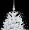 vidaXL - Kerstboom - sneeuwend - met - paraplubasis - 170 - cm - wit