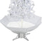 vidaXL - Kerstboom - sneeuwend - met - paraplubasis - 170 - cm - wit