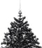 vidaXL - Kerstboom - sneeuwend - met - paraplubasis - 190 - cm - PVC - zwart