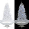 vidaXL - Kerstboom - sneeuwend - met - paraplubasis - 190 - cm - wit