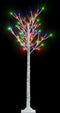 vidaXL - Kerstboom - wilg - 140 - meerkleurige - LED's - binnen - en - buiten - 1,5 - m