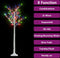 vidaXL - Kerstboom - wilg - 140 - meerkleurige - LED's - binnen - en - buiten - 1,5 - m