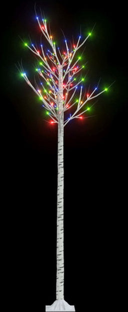 vidaXL - Kerstboom - wilg - 200 - meerkleurige - LED's - binnen - en - buiten - 2,2 - m