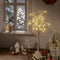 vidaXL - Kerstboom - wilg - met - 120 - warmwitte - LED's - binnen - en - buiten - 1,2 - m