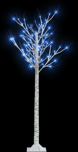 vidaXL - Kerstboom - wilg - met - 140 - blauwe - LED's - binnen - en - buiten - 1,5 - m