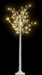 vidaXL - Kerstboom - wilg - met - 140 - warmwitte - LED's - binnen - en - buiten - 1,5 - m