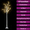 vidaXL - Kerstboom - wilg - met - 180 - warmwitte - LED's - binnen - en - buiten - 1,8 - m