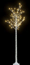 vidaXL - Kerstboom - wilg - met - 180 - warmwitte - LED's - binnen - en - buiten - 1,8 - m