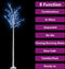 vidaXL - Kerstboom - wilg - met - 200 - blauwe - LED's - binnen - en - buiten - 2,2 - m