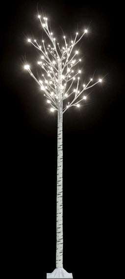 vidaXL - Kerstboom - wilg - met - 200 - koudwitte - LED's - binnen - en - buiten - 2,2 - m