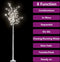 vidaXL - Kerstboom - wilg - met - 200 - koudwitte - LED's - binnen - en - buiten - 2,2 - m