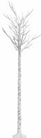vidaXL - Kerstboom - wilg - met - 200 - koudwitte - LED's - binnen - en - buiten - 2,2 - m