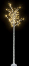 vidaXL - Kerstboom - wilg - met - 200 - warmwitte - LED's - binnen - en - buiten - 2,2 - m