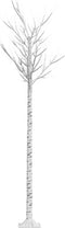 vidaXL - Kerstboom - wilg - met - 200 - warmwitte - LED's - binnen - en - buiten - 2,2 - m