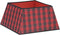 vidaXL - Kerstboomrok - 48x48x25 - cm - rood - en - zwart