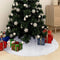vidaXL - Kerstboomrok - luxe - 122 - cm - kunstvacht - wit