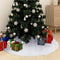 vidaXL - Kerstboomrok - luxe - 90 - cm - kunstvacht - wit