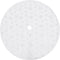 vidaXL - Kerstboomrok - luxe - 90 - cm - kunstvacht - wit